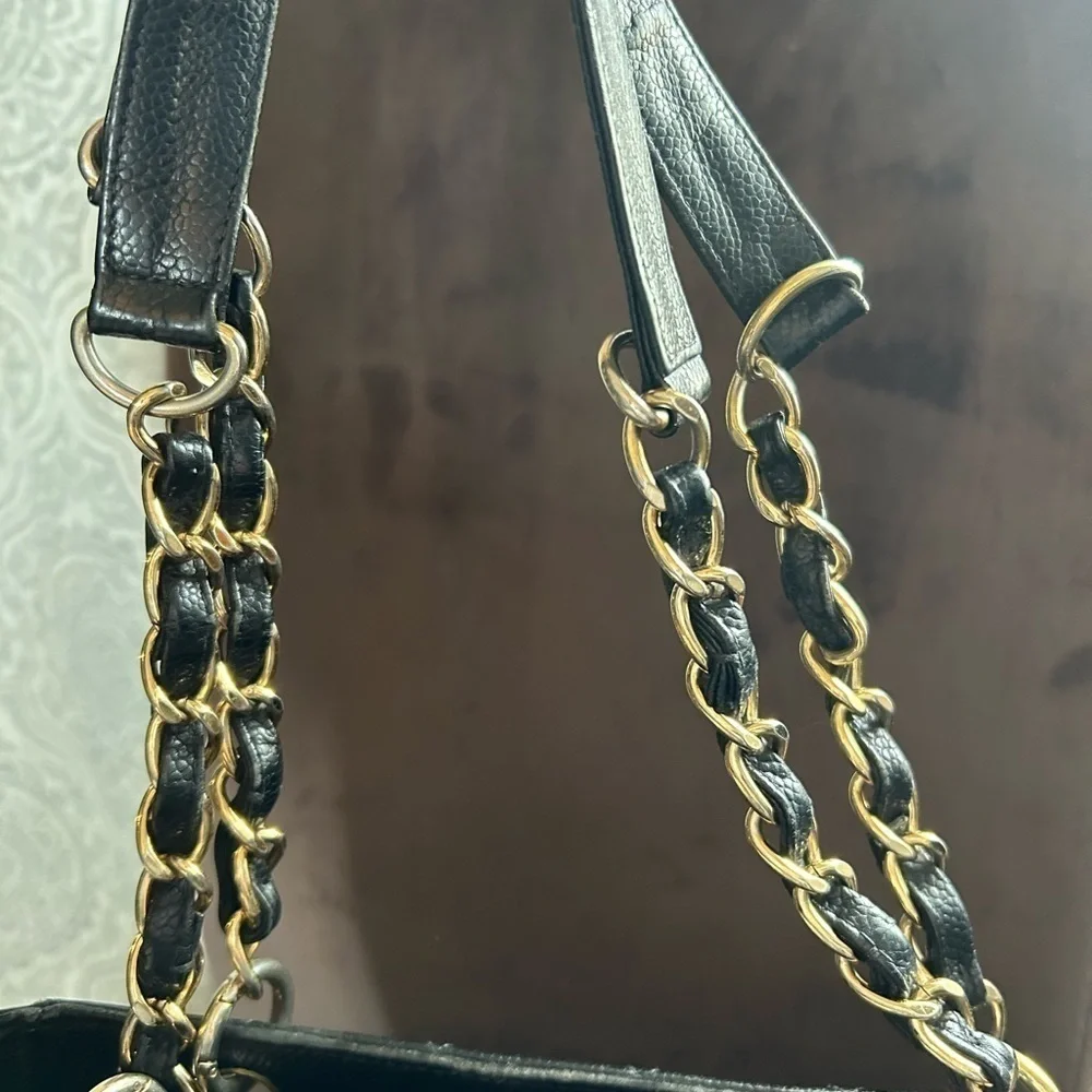 Authentic Shopping Tote petite Caviar Black​​​